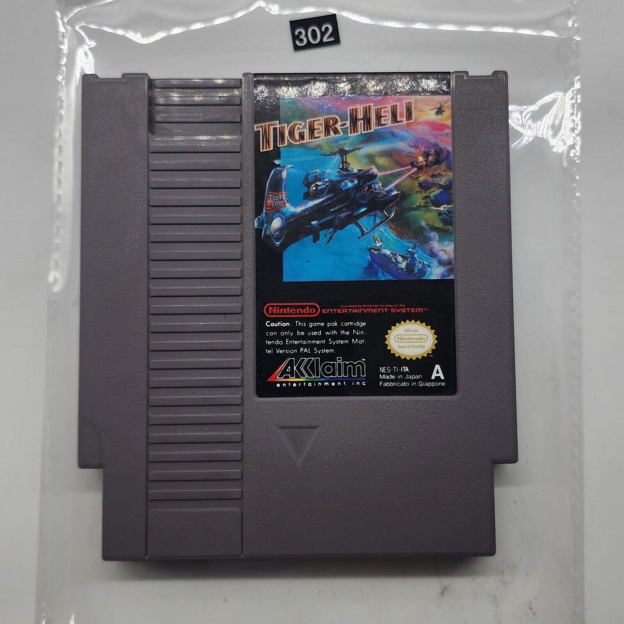 Tiger Heli Nintendo Entertainment System NES Game PAL