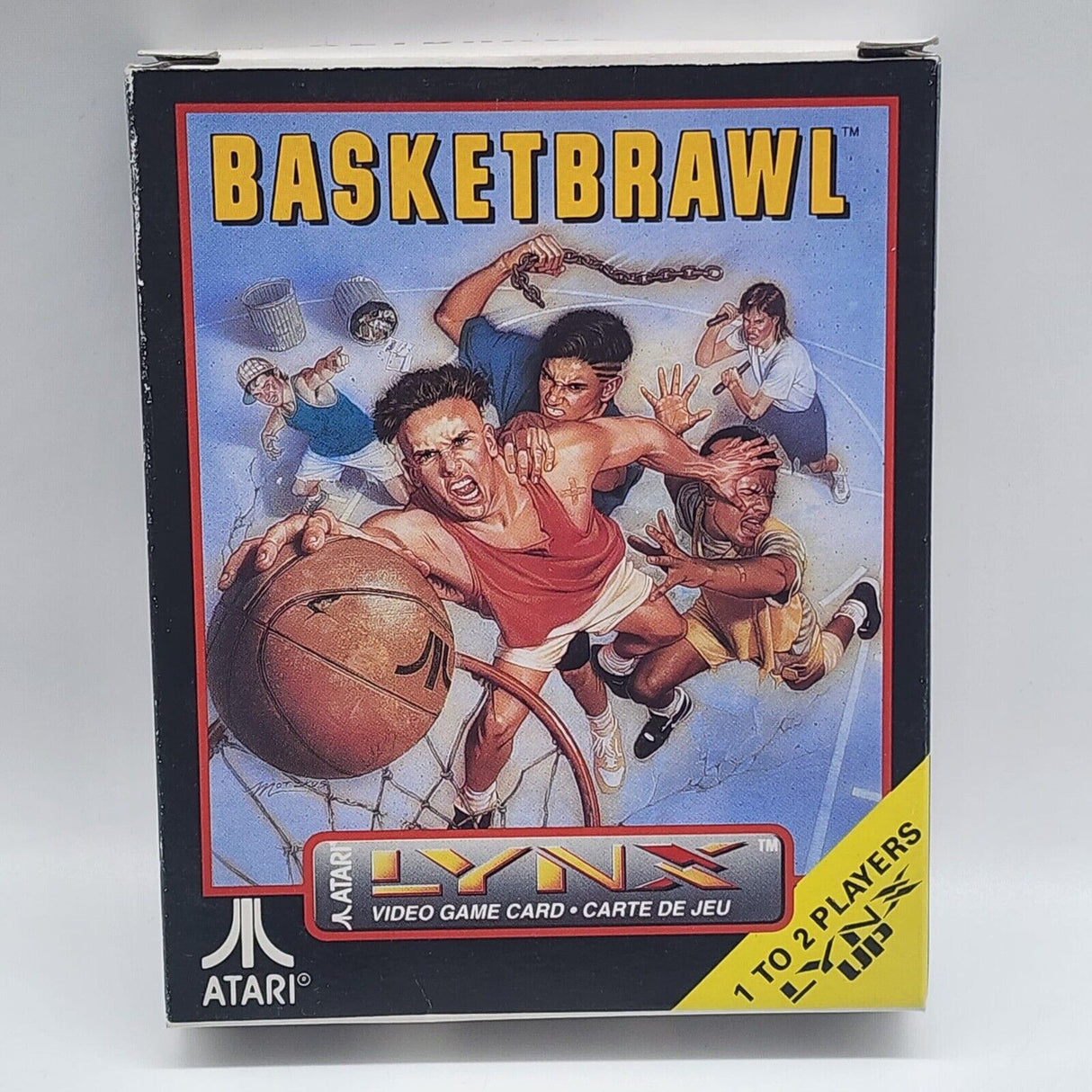 Atari Lynx Basketbrawl Game Boxed