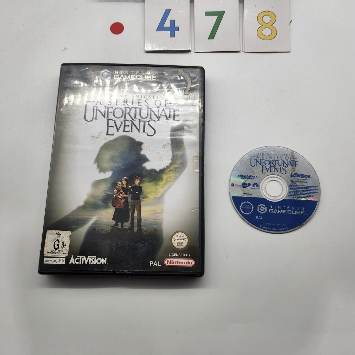 Lemony Snicket's Unfortunate Events Nintendo Gamecube Game PAL