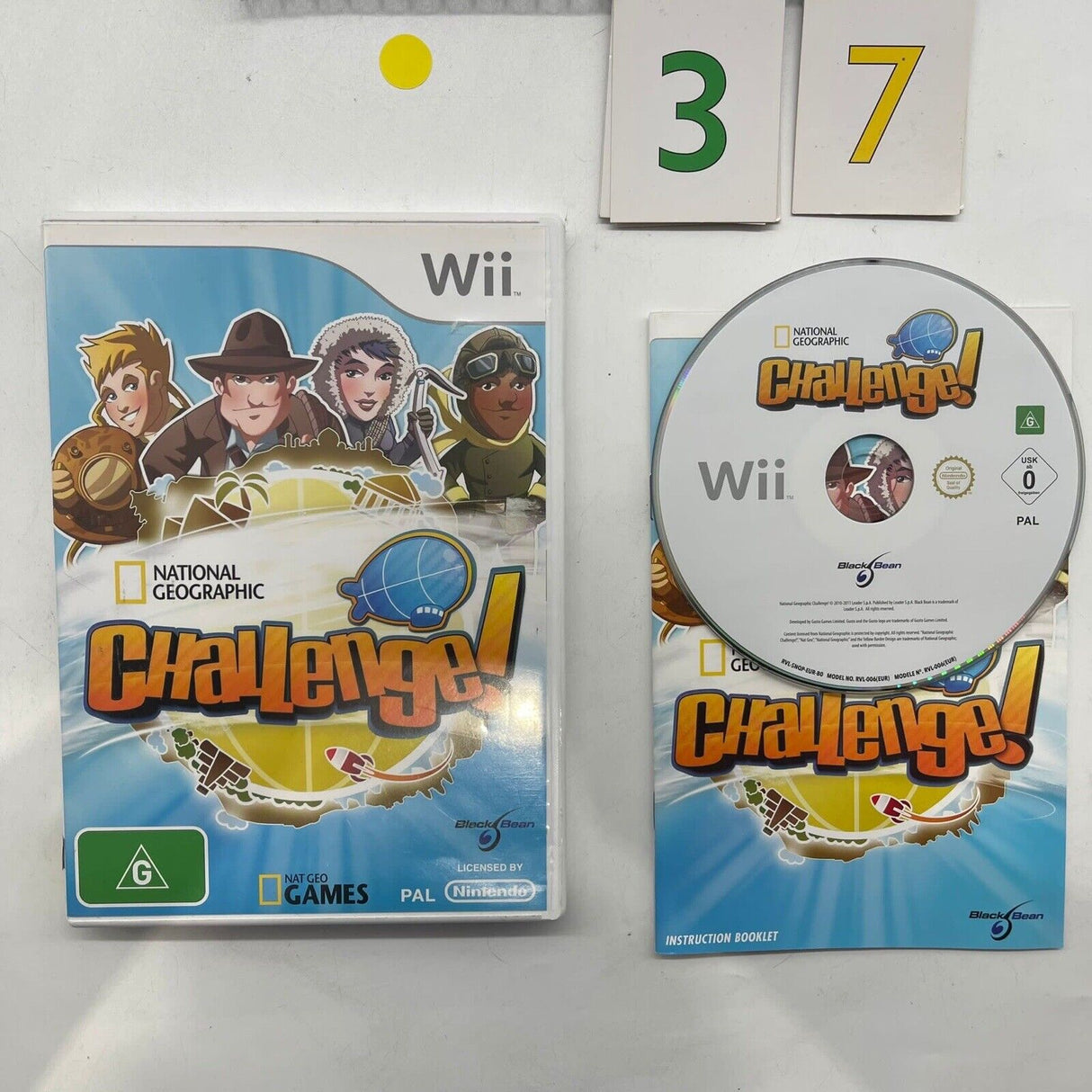 National Geographic Challenge! Nintendo Wii Game + Manual PAL