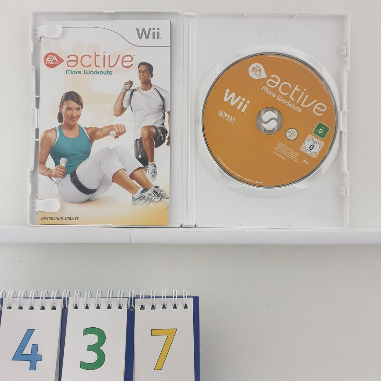 Active More Workouts Nintendo Wii Game + Manual PAL