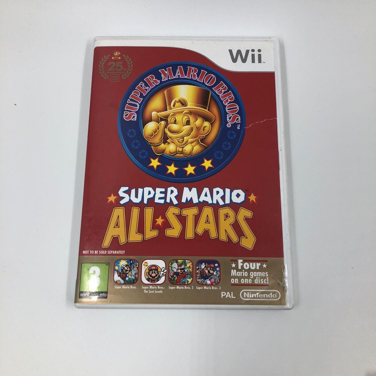 Super Mario All Stars 25th Anniversary Edition Nintendo Wii Game 25F4