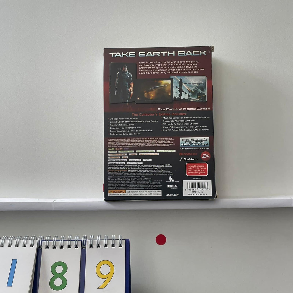 Mass Effect 3 III N7 Collector’s Edition Xbox 360 Game + Manual PAL