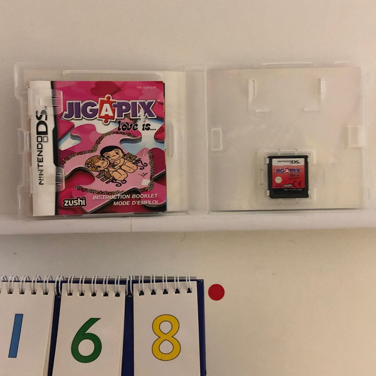 Jigapix Love Is Nintendo DS Game + Manual