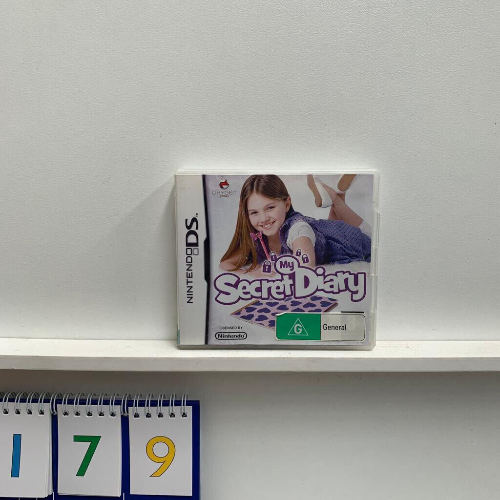 My Secret Diarty Nintendo DS game + manual