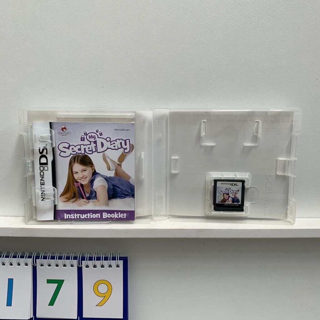 My Secret Diarty Nintendo DS game + manual