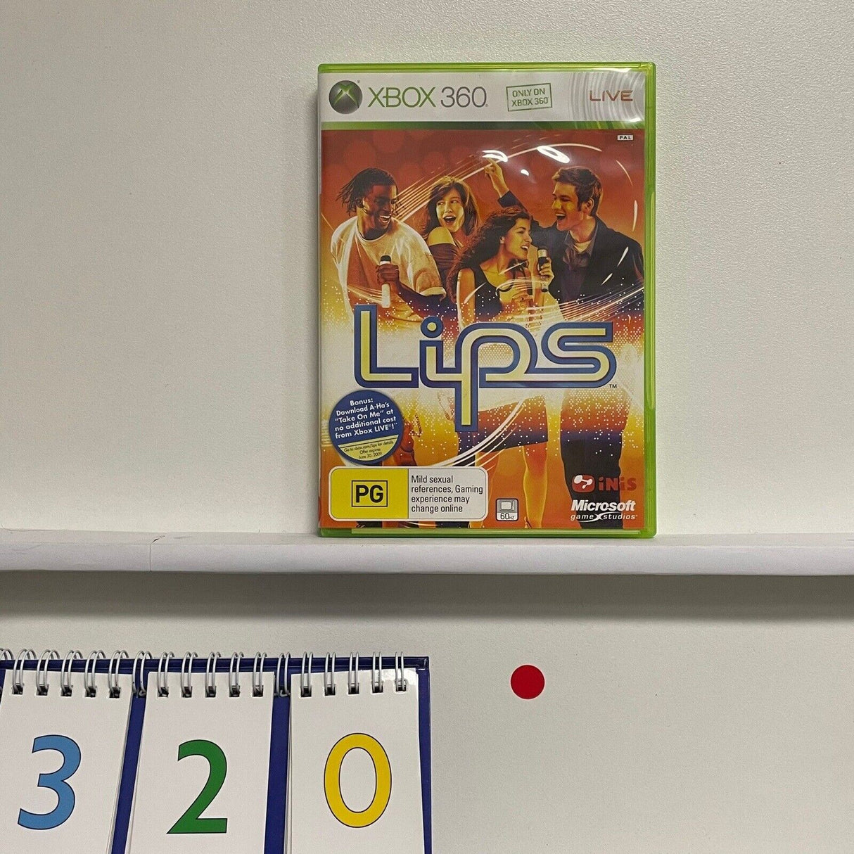 Lips Xbox 360 game + Manual PAL