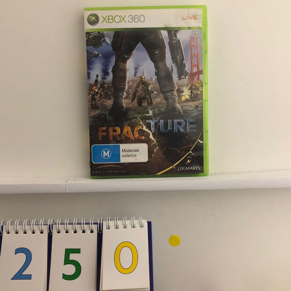 Fracture Xbox 360 Game + Manual PAL