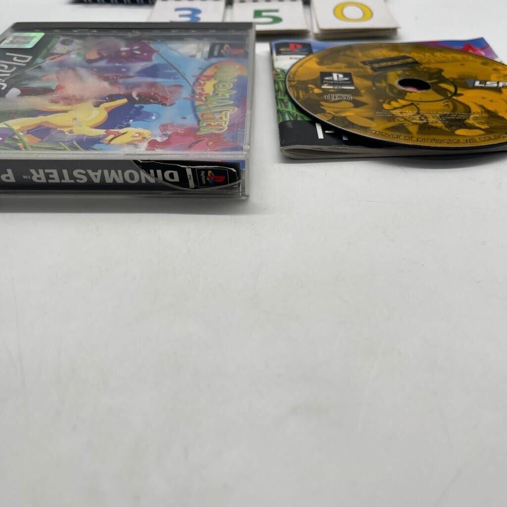 Dinomaster Party PS1 Playstation 1 Game + Manual PAL