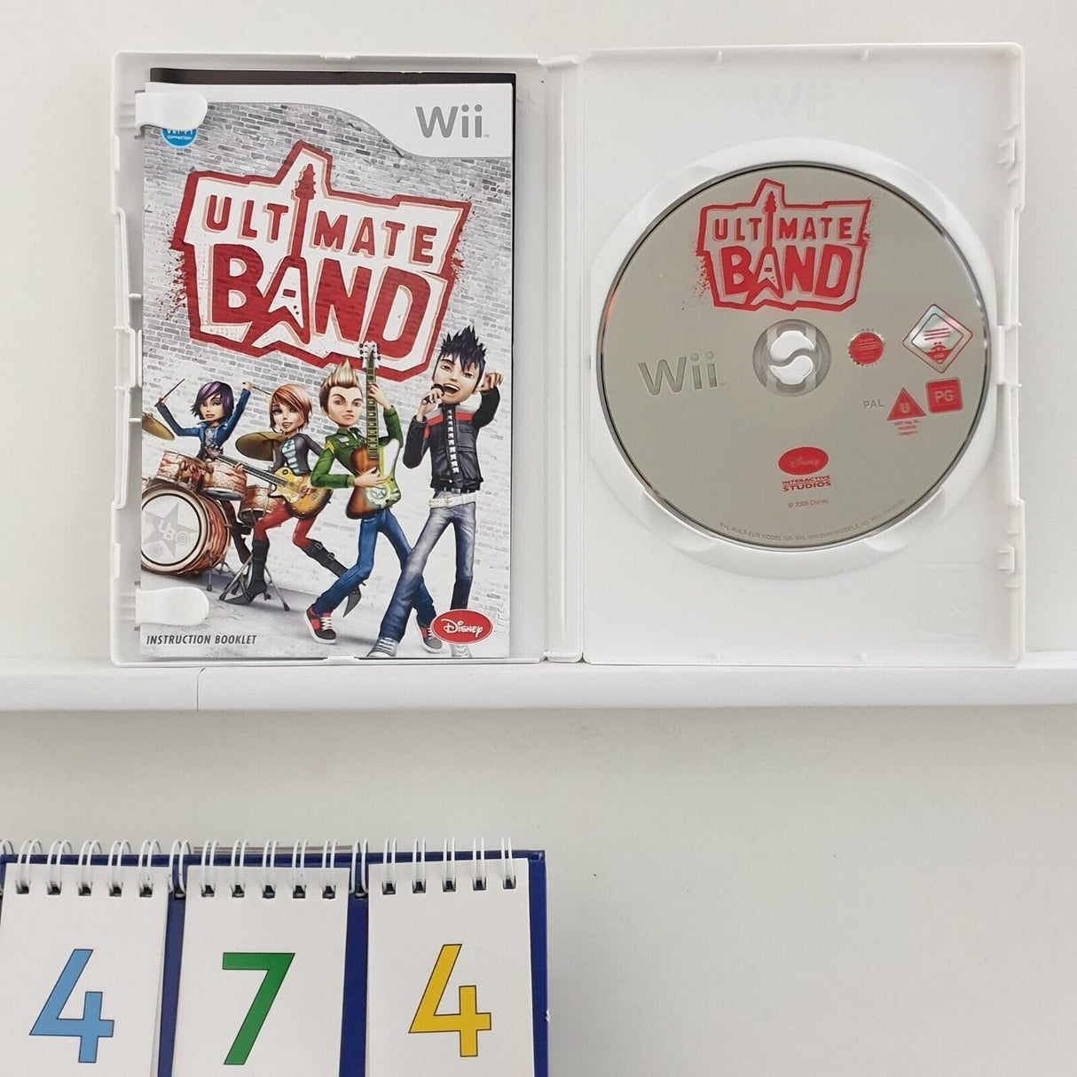 Ultimate Band Nintendo Wii Game + Manual PAL