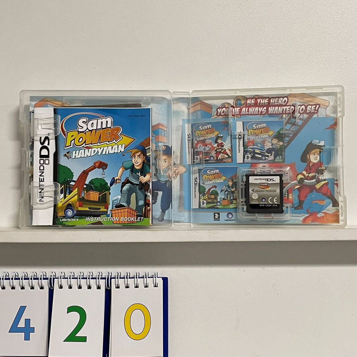 Sam Power Handyman Nintendo DS game + manual