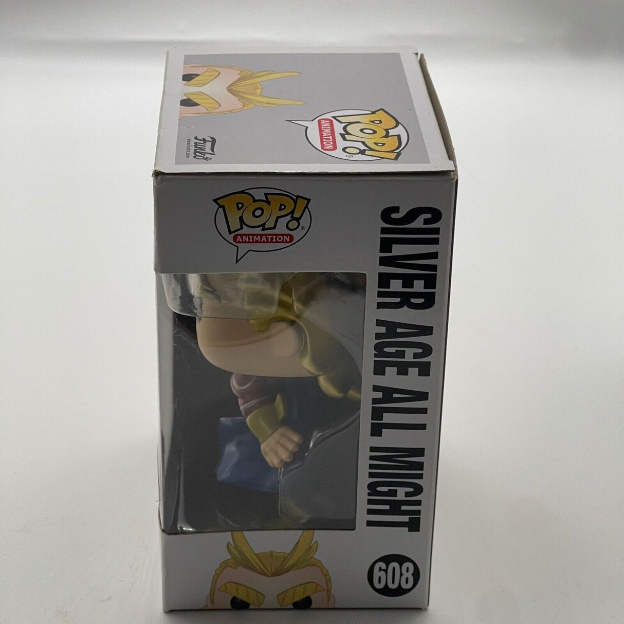 Silver Age All Might My Hero Academia #608 Funko Pop Vinyl Figure