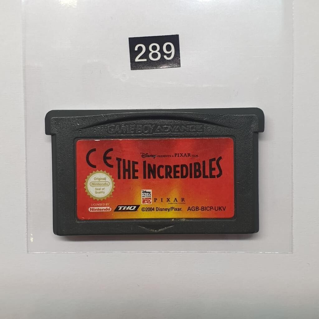 The Incredibles Nintendo Gameboy Advance GBA Game