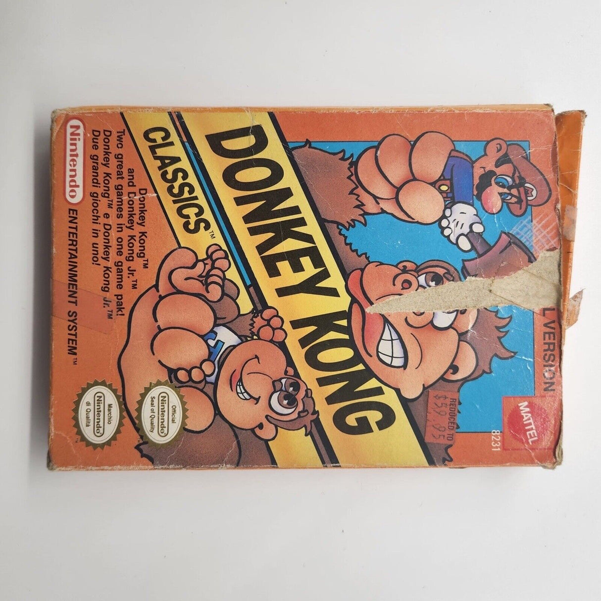 Donkey Kong Classics Nintendo Entertainment System NES Game Boxed Complete