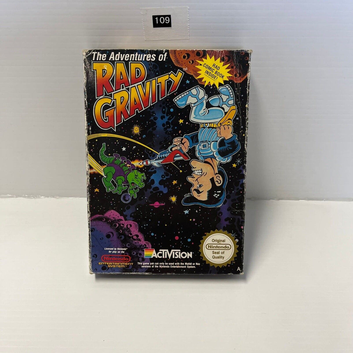 The Adventures of Rad Gravity Nintendo NES Game Boxed