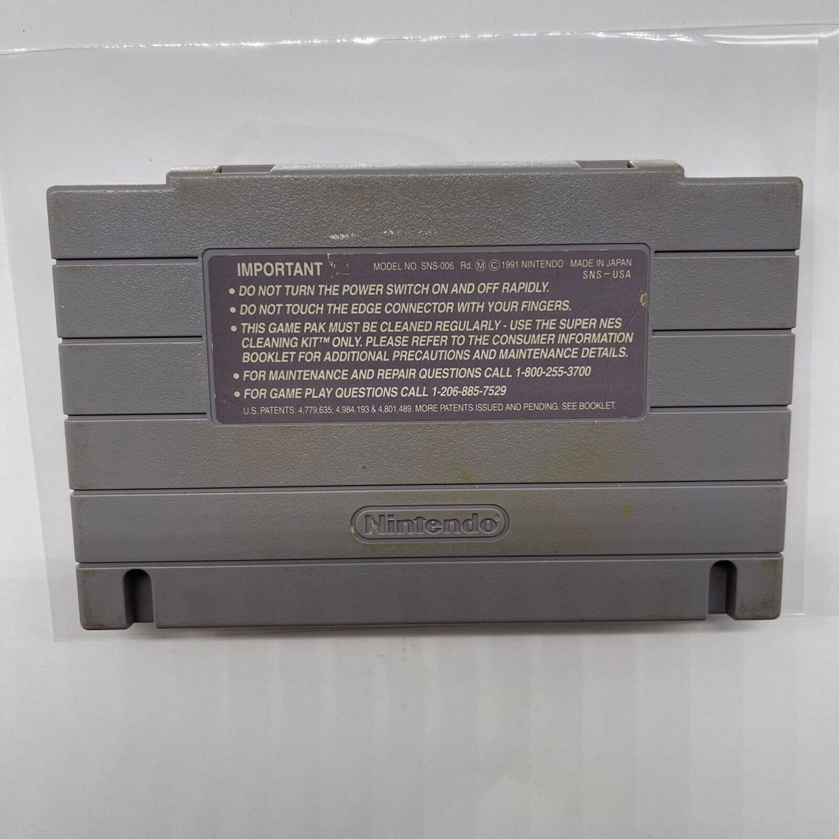 Super Bases Loaded Super Nintendo SNES Game Cartridge NTSC U/C