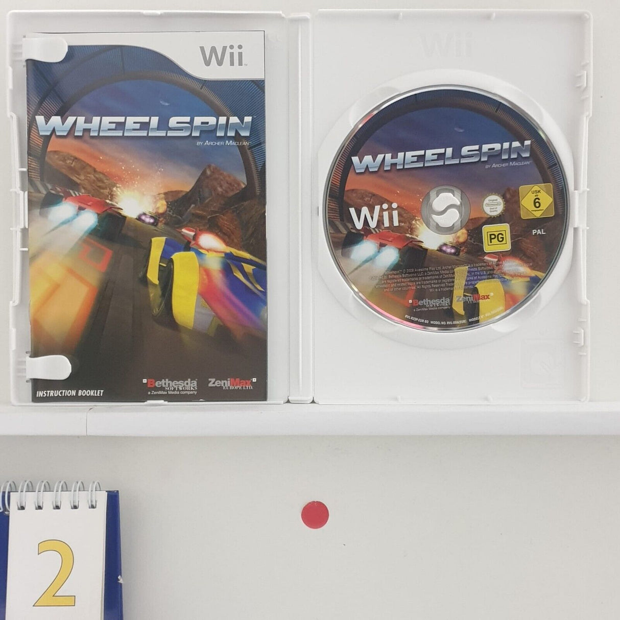 Wheelspin Nintendo Wii Game + Manual PAL p2