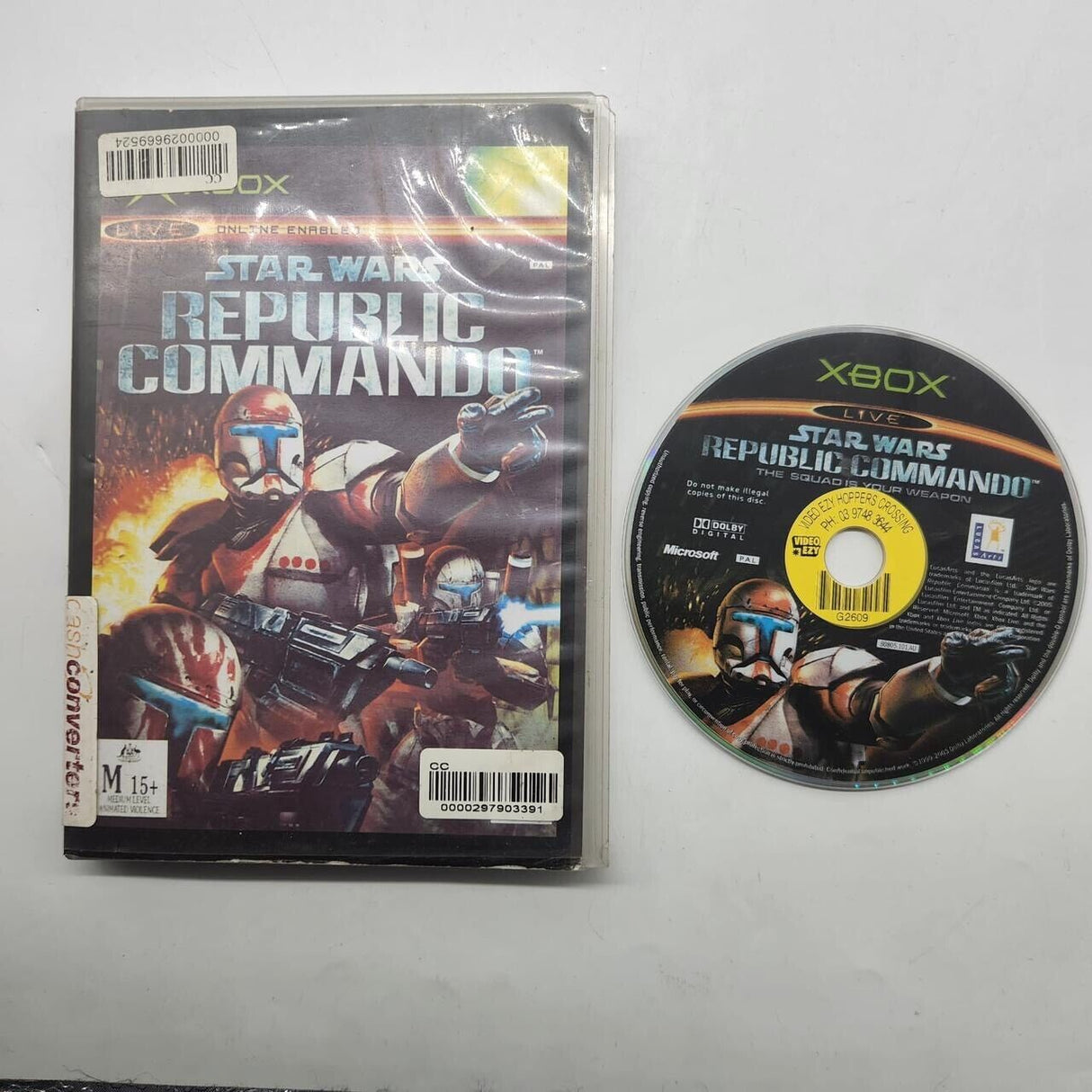 Star Wars Republic Commando Xbox Original Game PAL