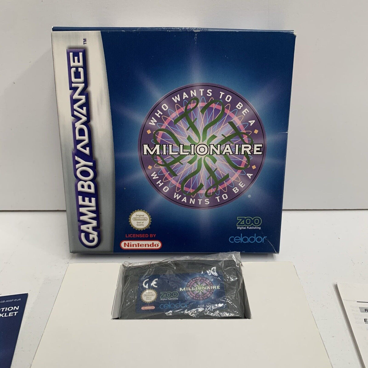 Who Wants To Be A Millionaire Nintendo Gameboy Advance GBA Boxed complete