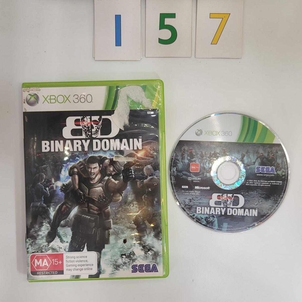 Binary Domain Xbox 360 Game PAL