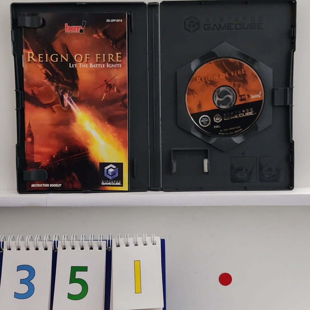 Reign Of Fire Nintendo Gamecube Game + Manual PAL
