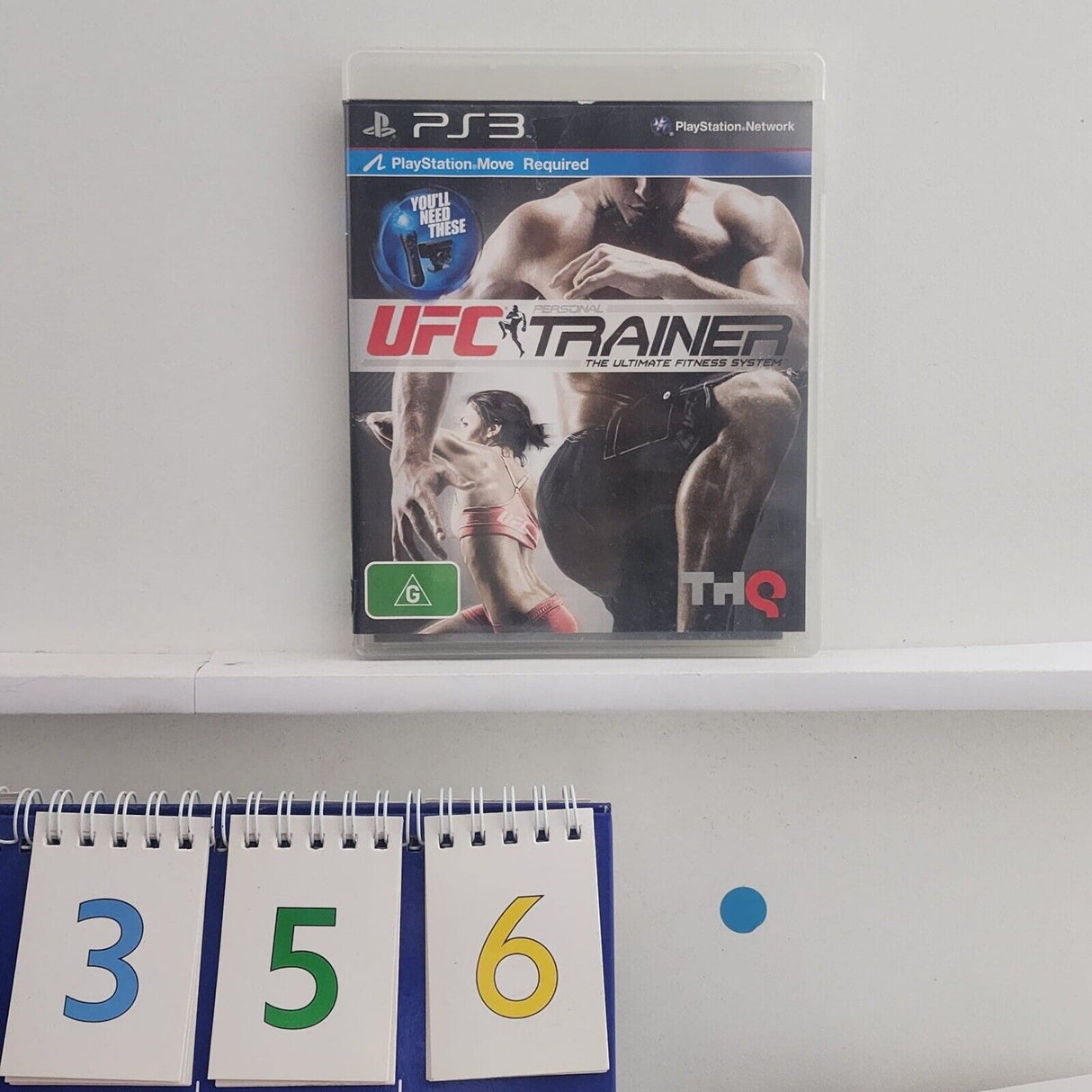 UFC Personal Trainer PS3 Playstation 3 Game + Manual