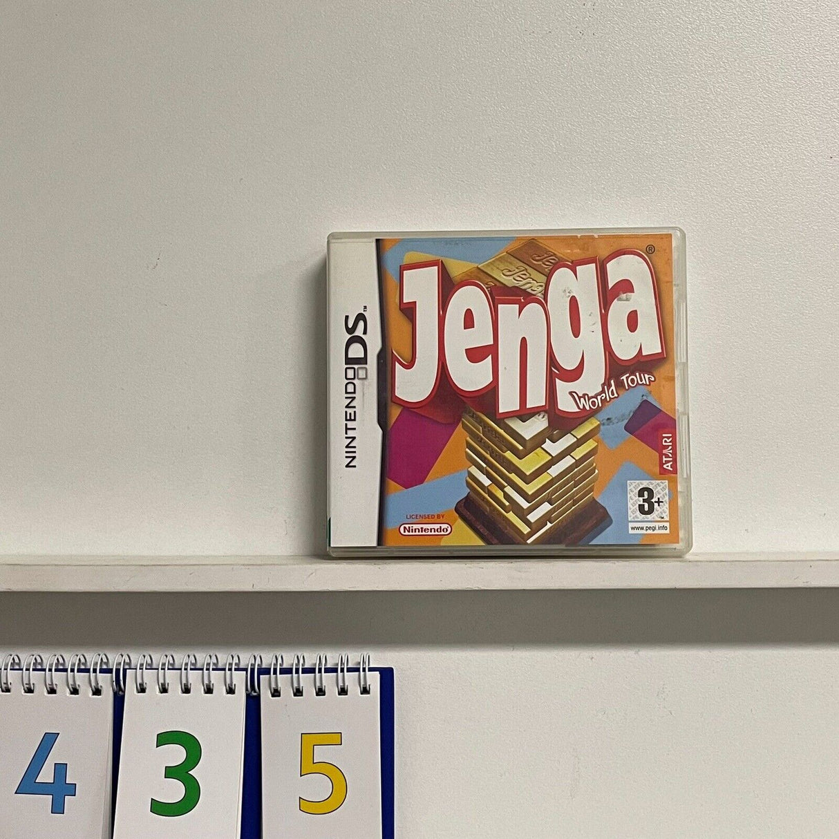 Jenga World Tour Nintendo DS game + manual