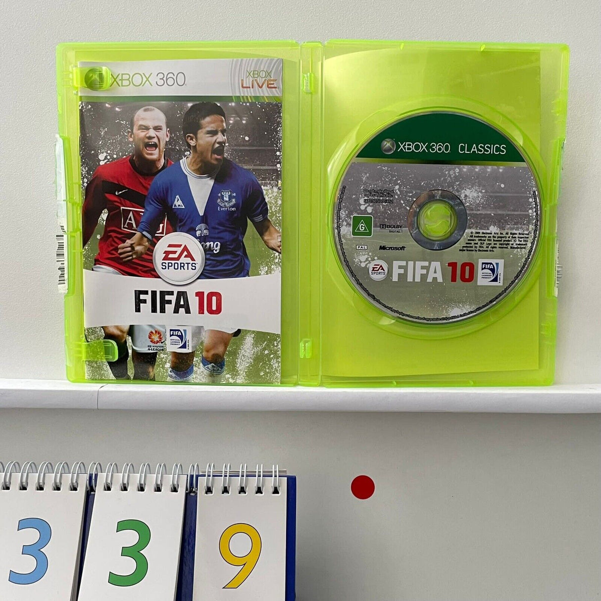 FIFA 10 2010 Xbox 360 game + Manual PAL