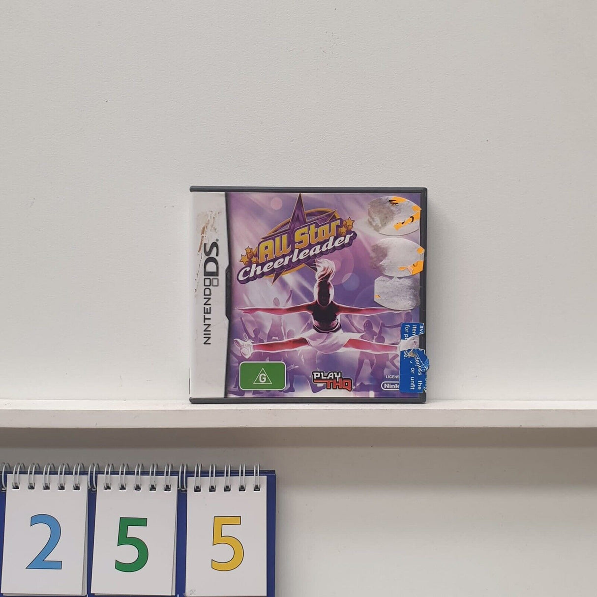 All Star Cheerleader Nintendo DS Game + Manual