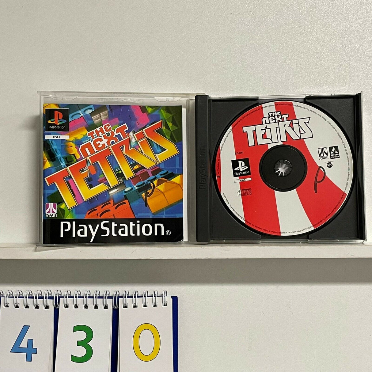 The Next Tetris PS1 playstation 1 game + manual PAL