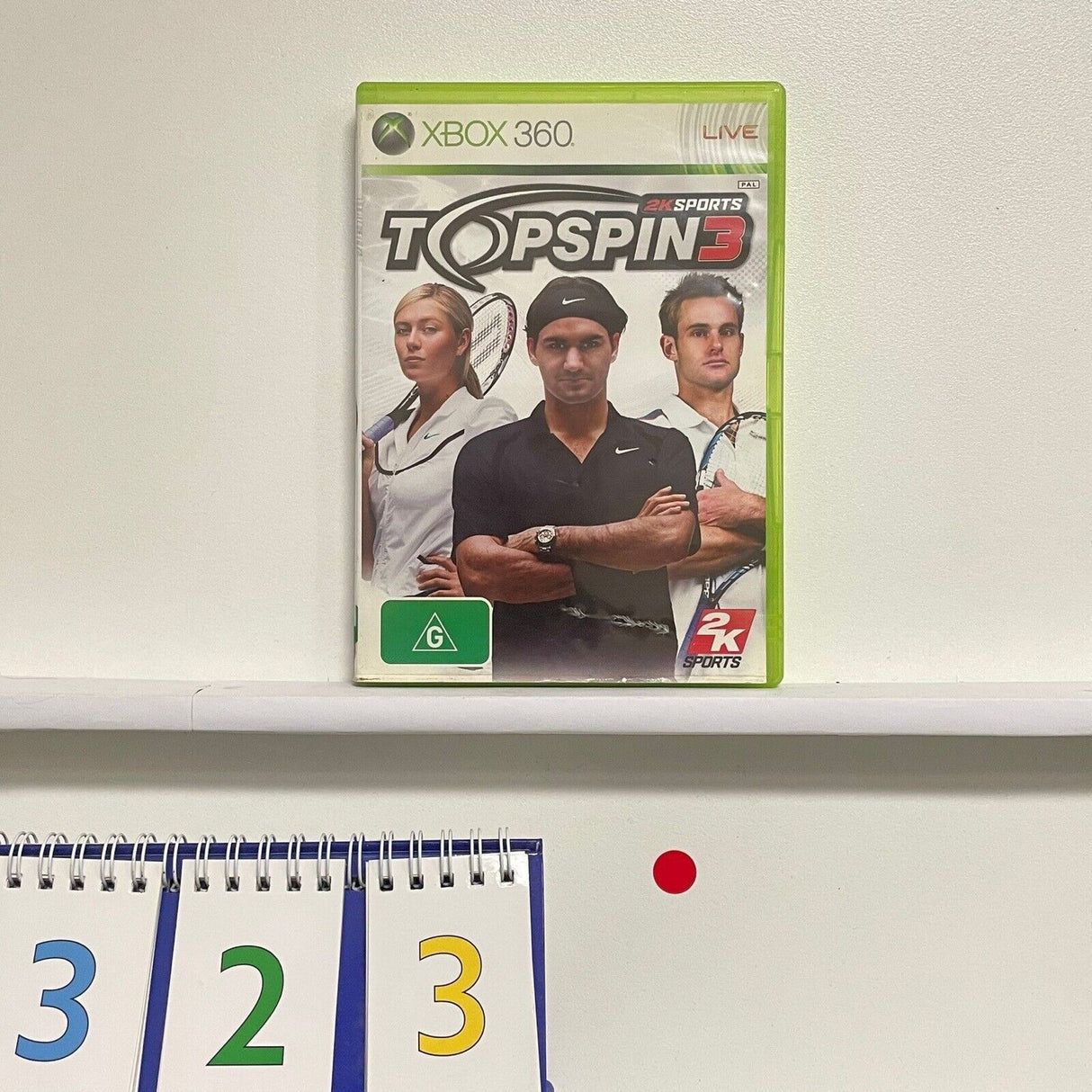 Top Spin 3 III Xbox 360 Game + Manual PAL