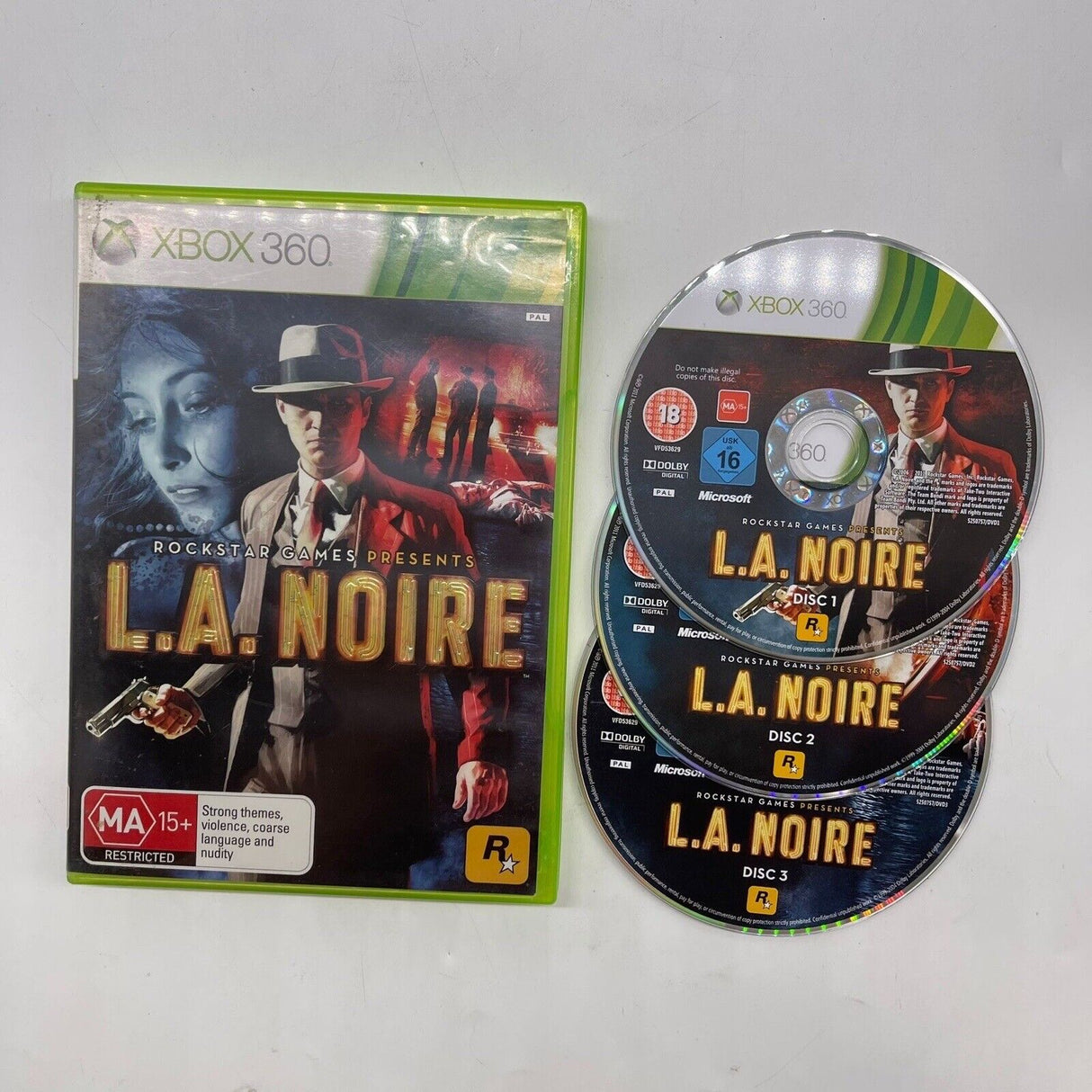 L.A Noire Xbox 360 Game PAL