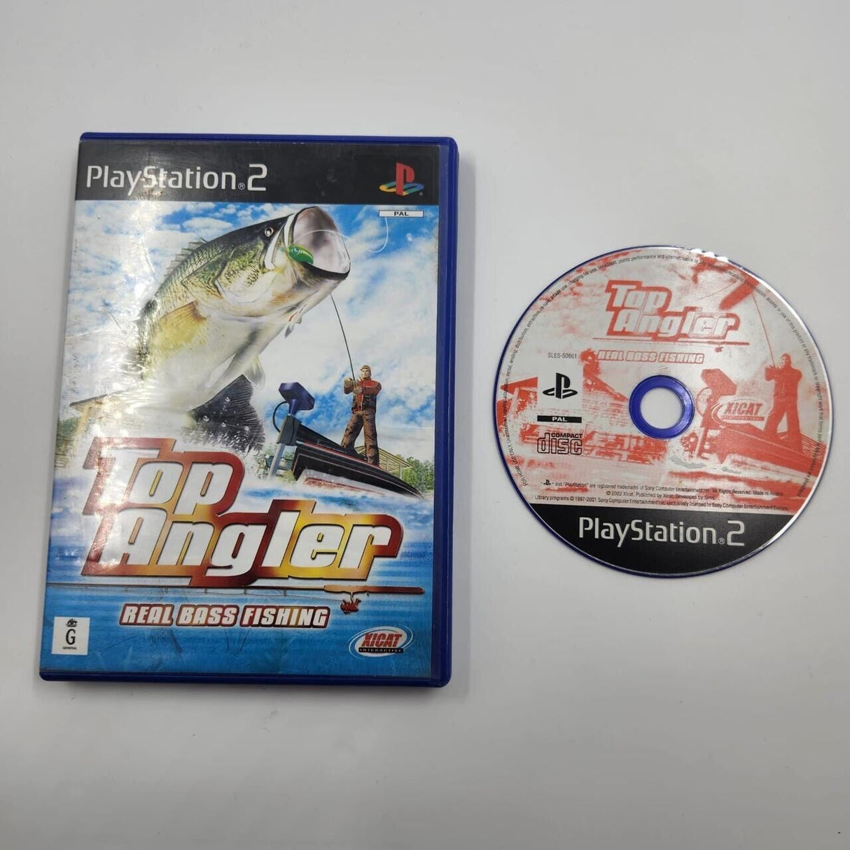 Top Angler PS2 Playstation 2 Game PAL