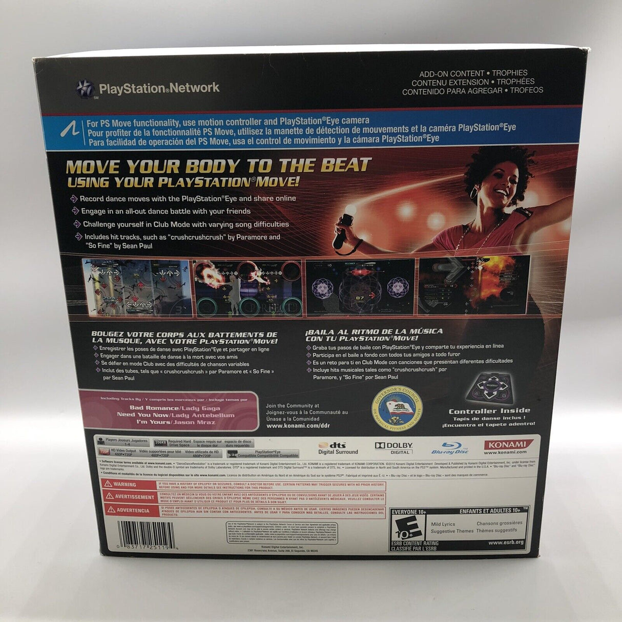 Dance Dance Revolution PS3 Game and Controller