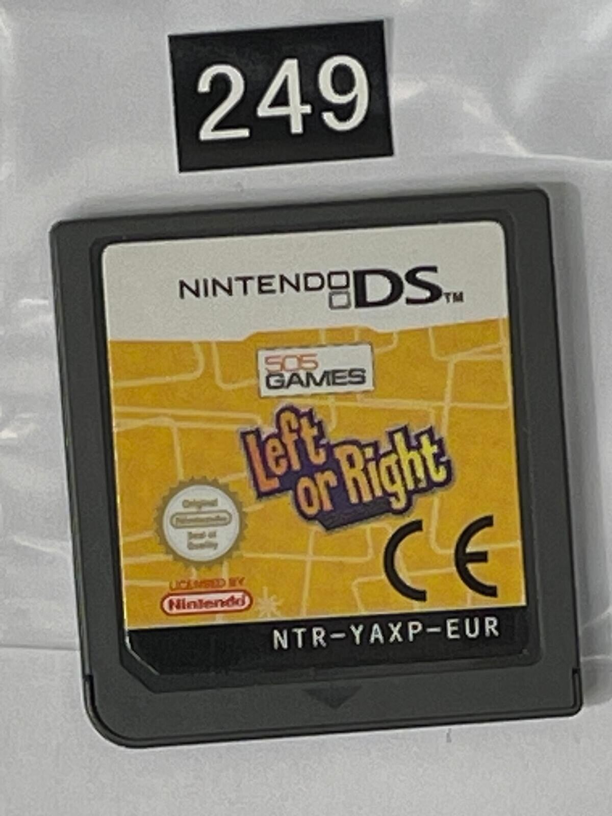 Left or Right Nintendo DS Game Cartridge