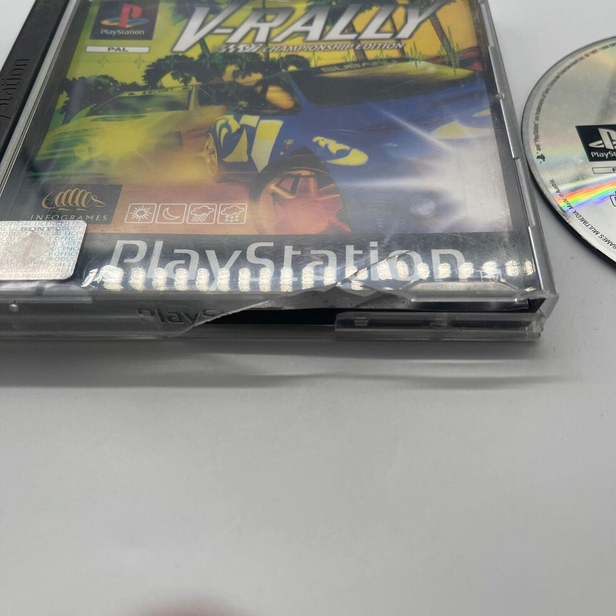 V-Rally 97 Championship Edition PS1 Playstation 1 Game PAL 25F4