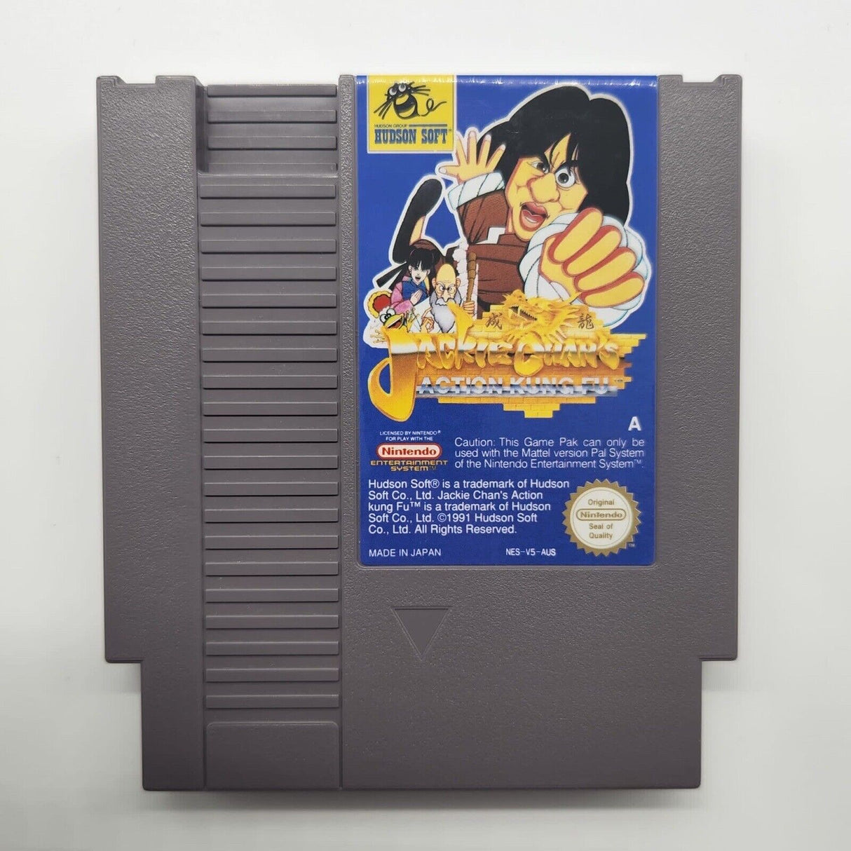 Jackie Chan's Action Kung Fu Nintendo NES Game Boxed Complete