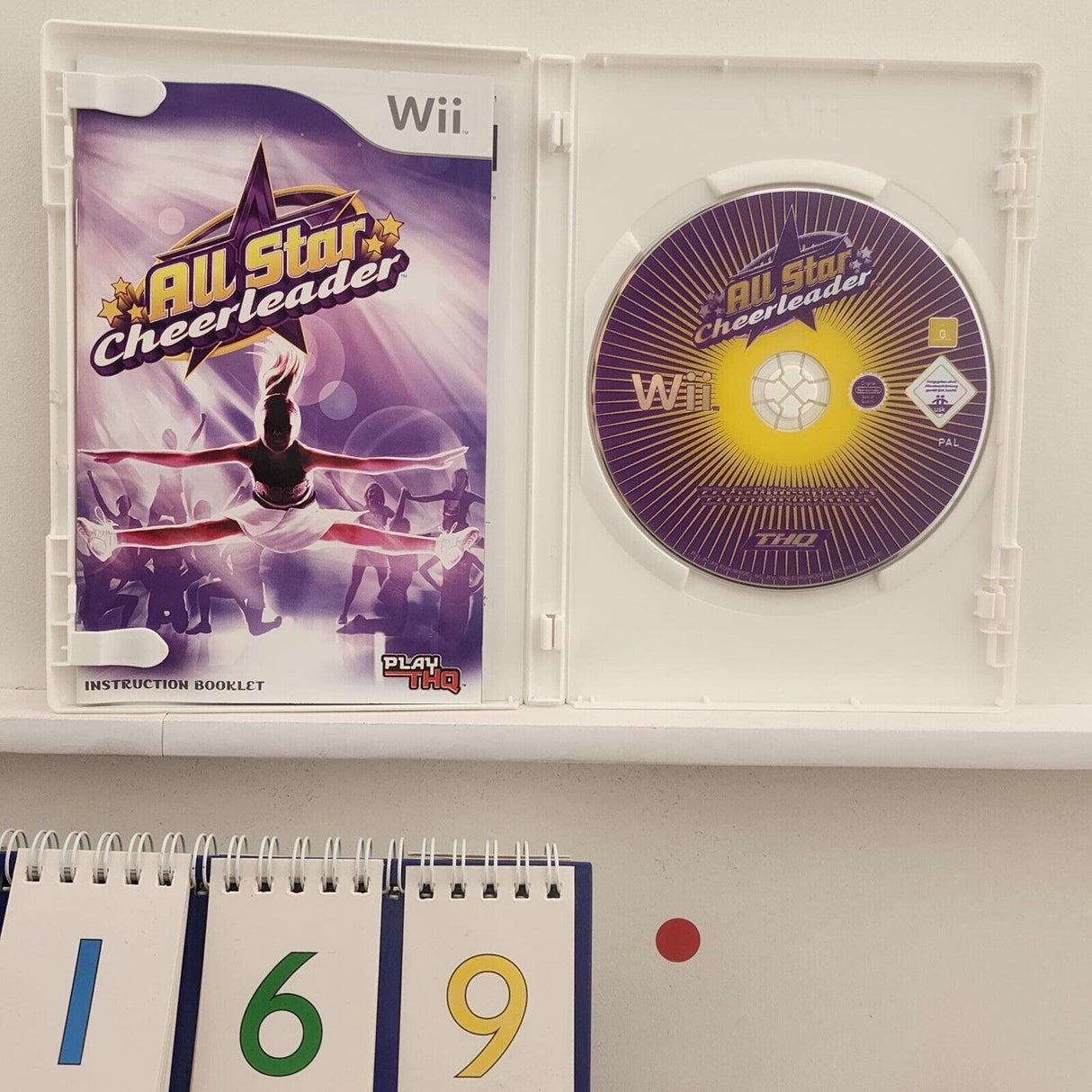 All Star Cheerleader Nintendo Wii Game + Manual PAL