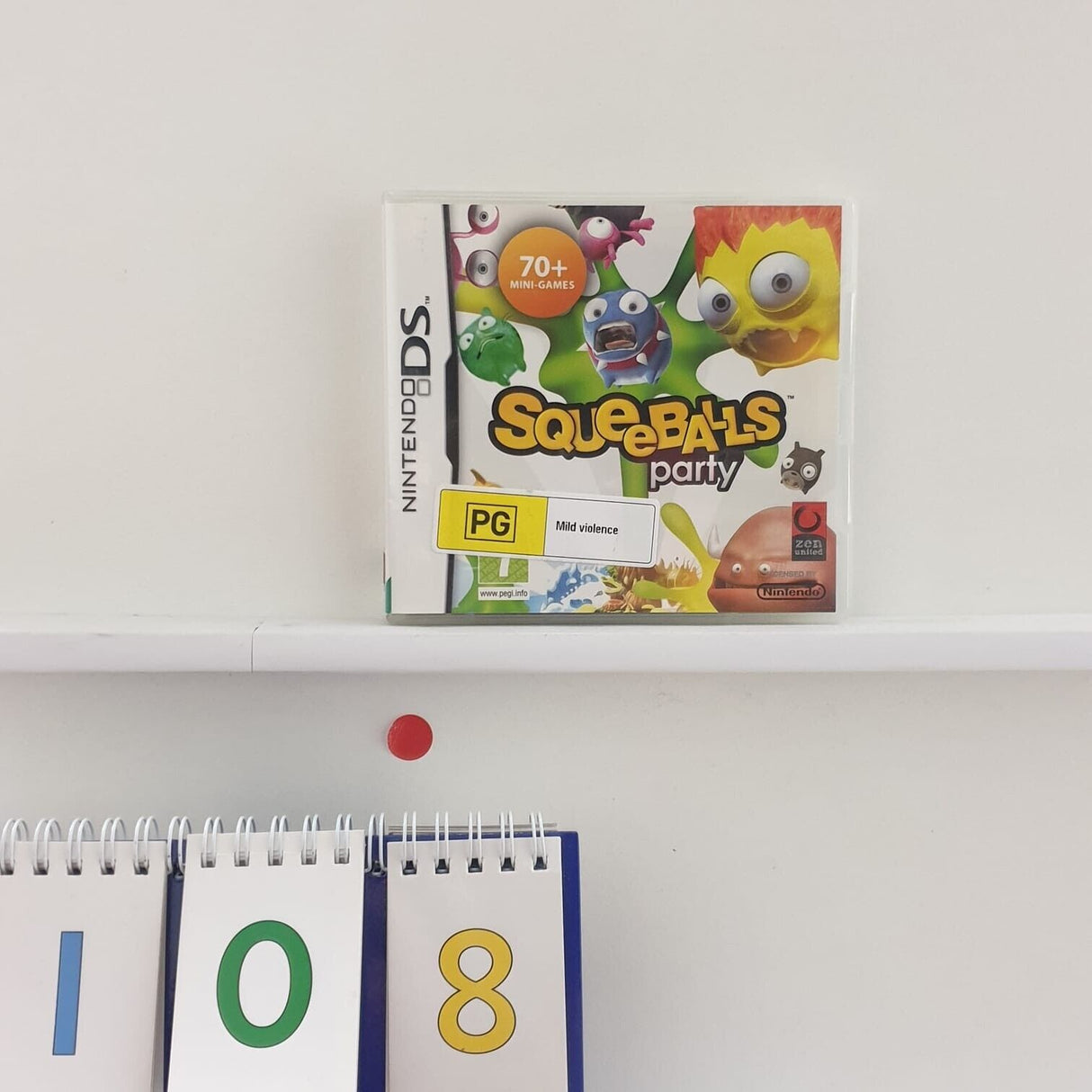 Squee Balls Party Nintendo DS Game + Manual