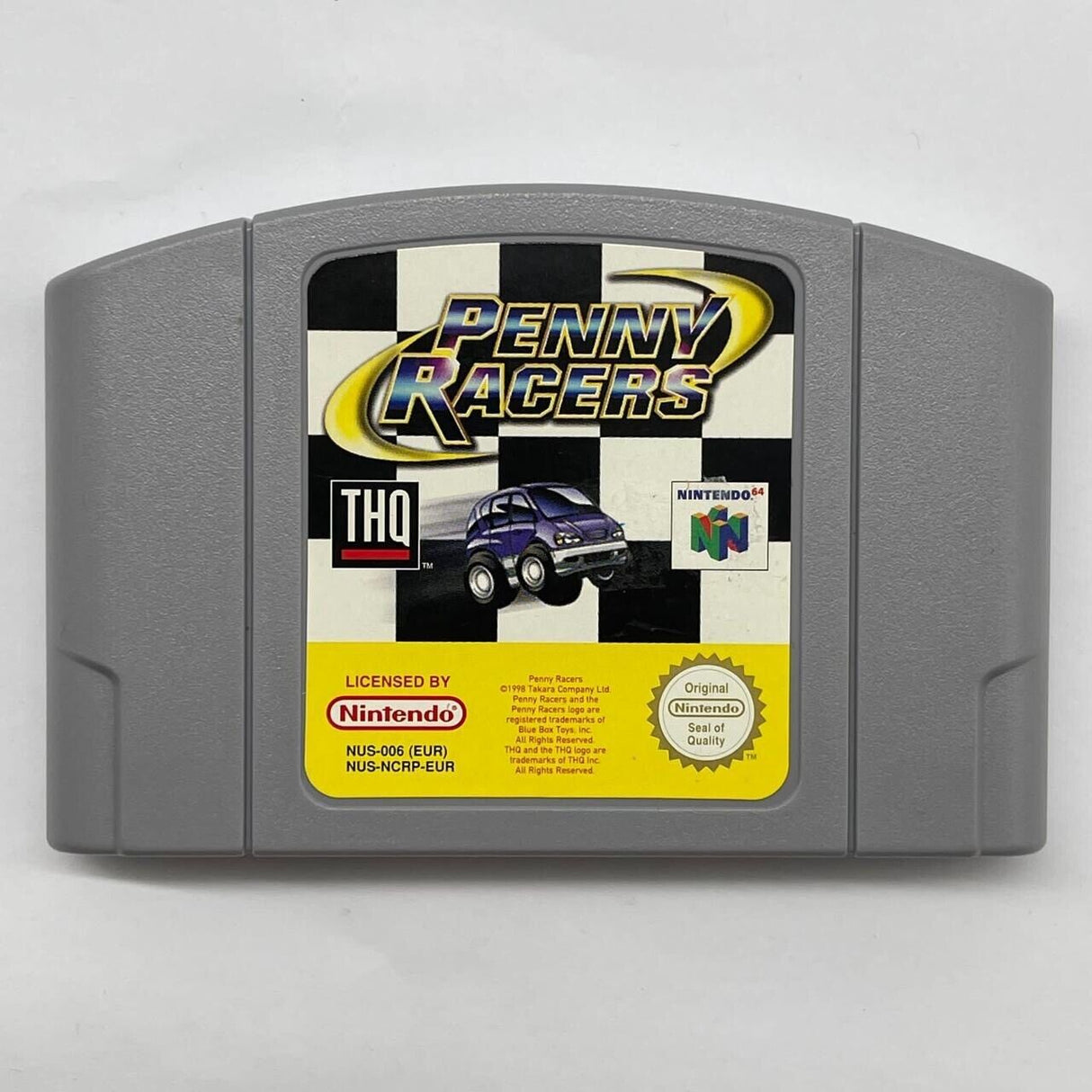 Penny Racers Nintendo 64 N64 Game Cartridge PAL
