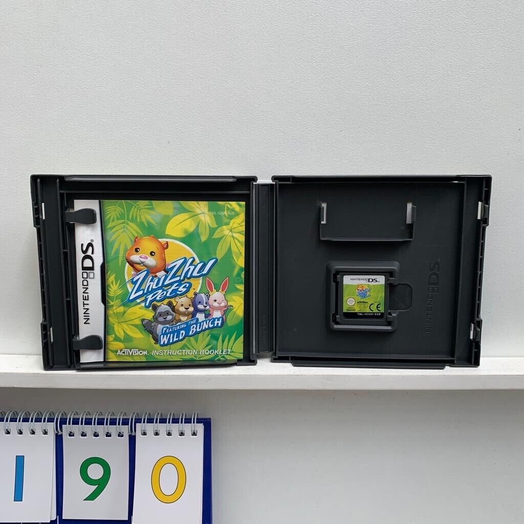 zhu zhu pets Nintendo DS Game + Manual