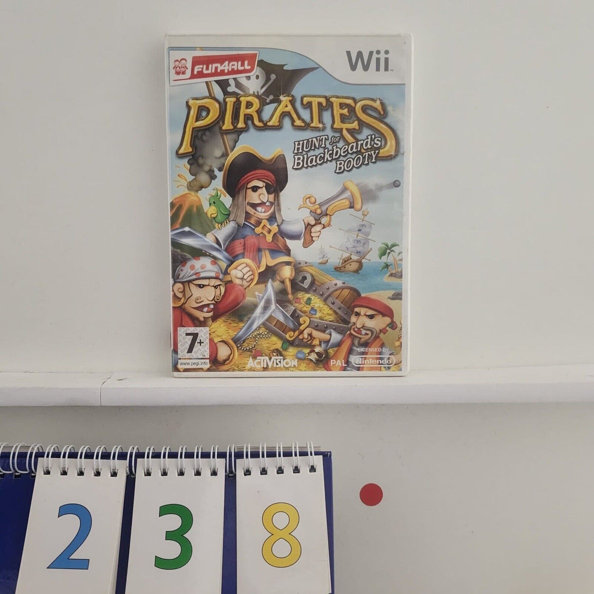 Pirates Hunt For Blackbeard's Booty Nintendo Wii Game + Manual PAL
