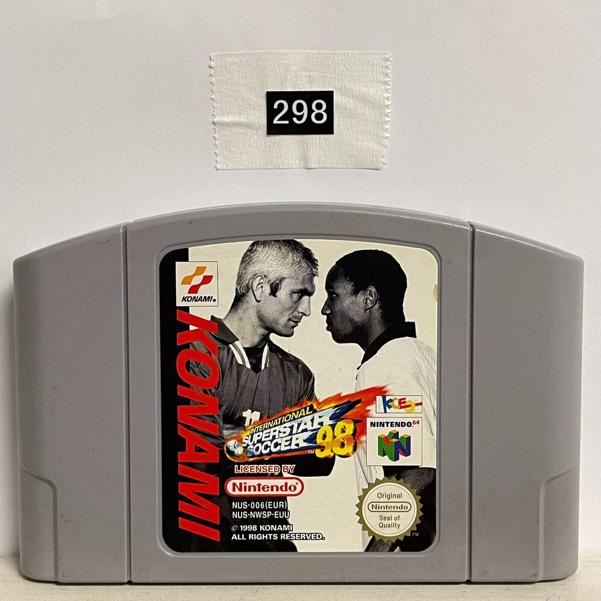 International superstar soccer 98 1998 Nintendo 64 N64 Game Cartridge PAL