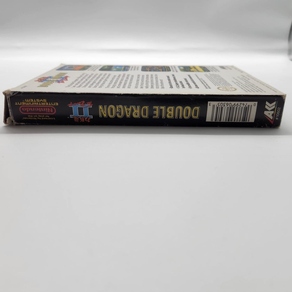 Double Dragon II 2 Nintendo NES Game Boxed 25F4