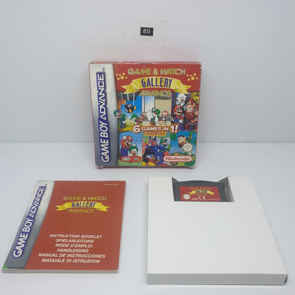 Game & Watch Gallery Advance Nintendo Gameboy Advance GBA Boxed Complete