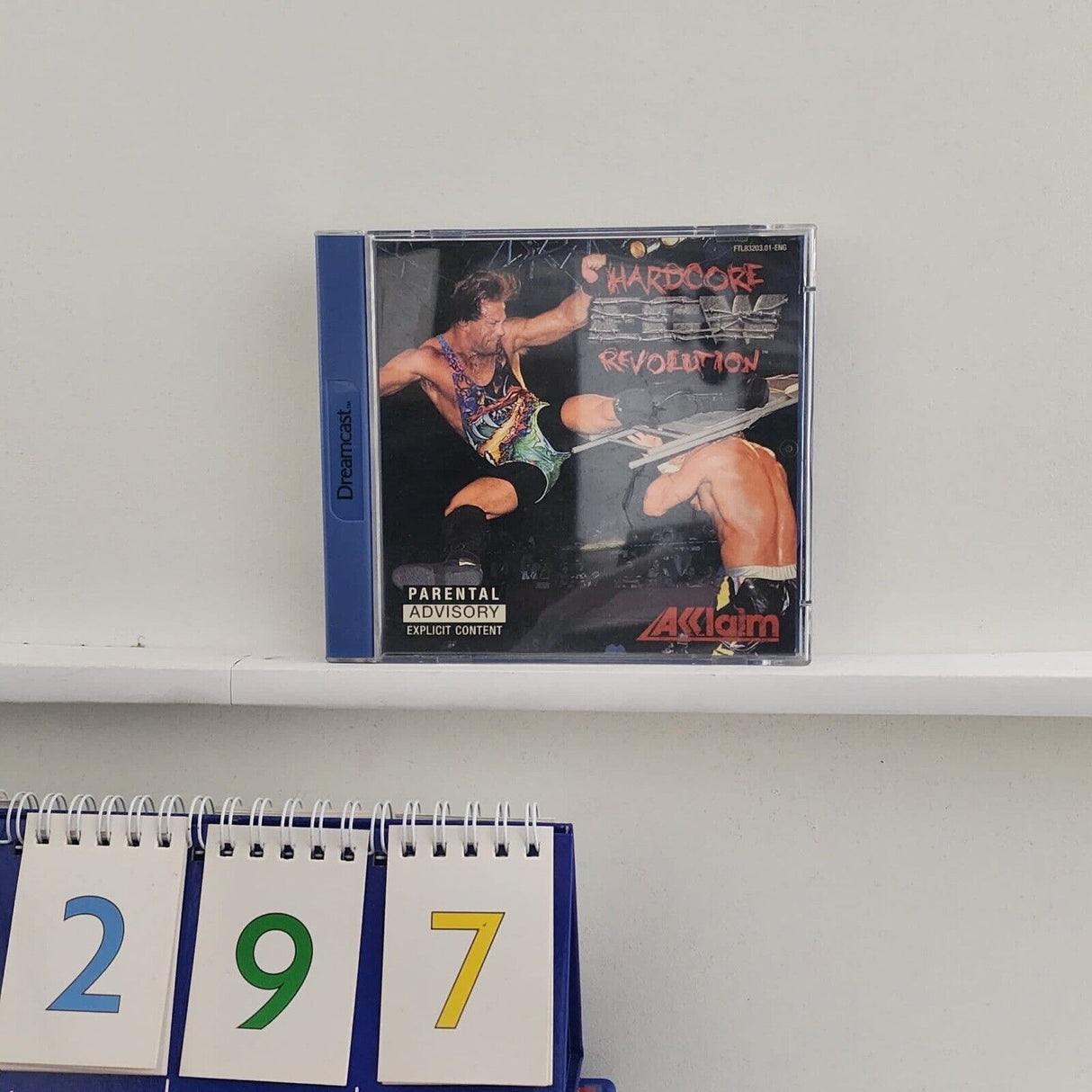 ECW Hardcore Revolution Sega Dreamcast Game + Manual PAL