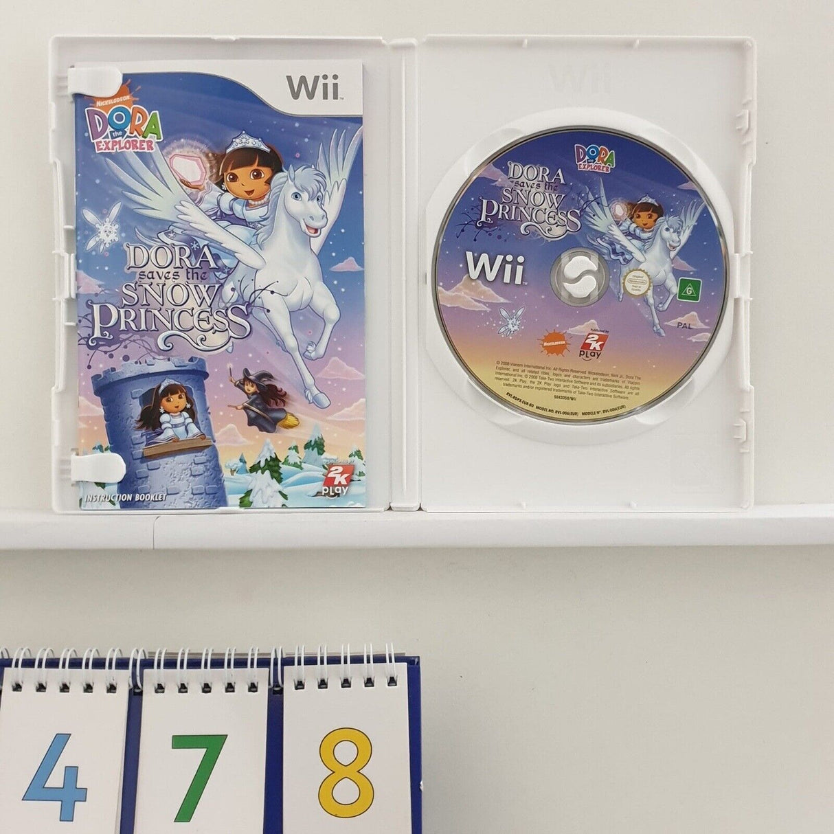 Dora Save The Snow Princess Nintendo Wii Game + Manual
