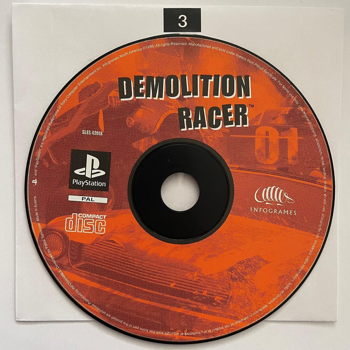 Demolition Racer PS1 Playstation 1 Game Disc Only