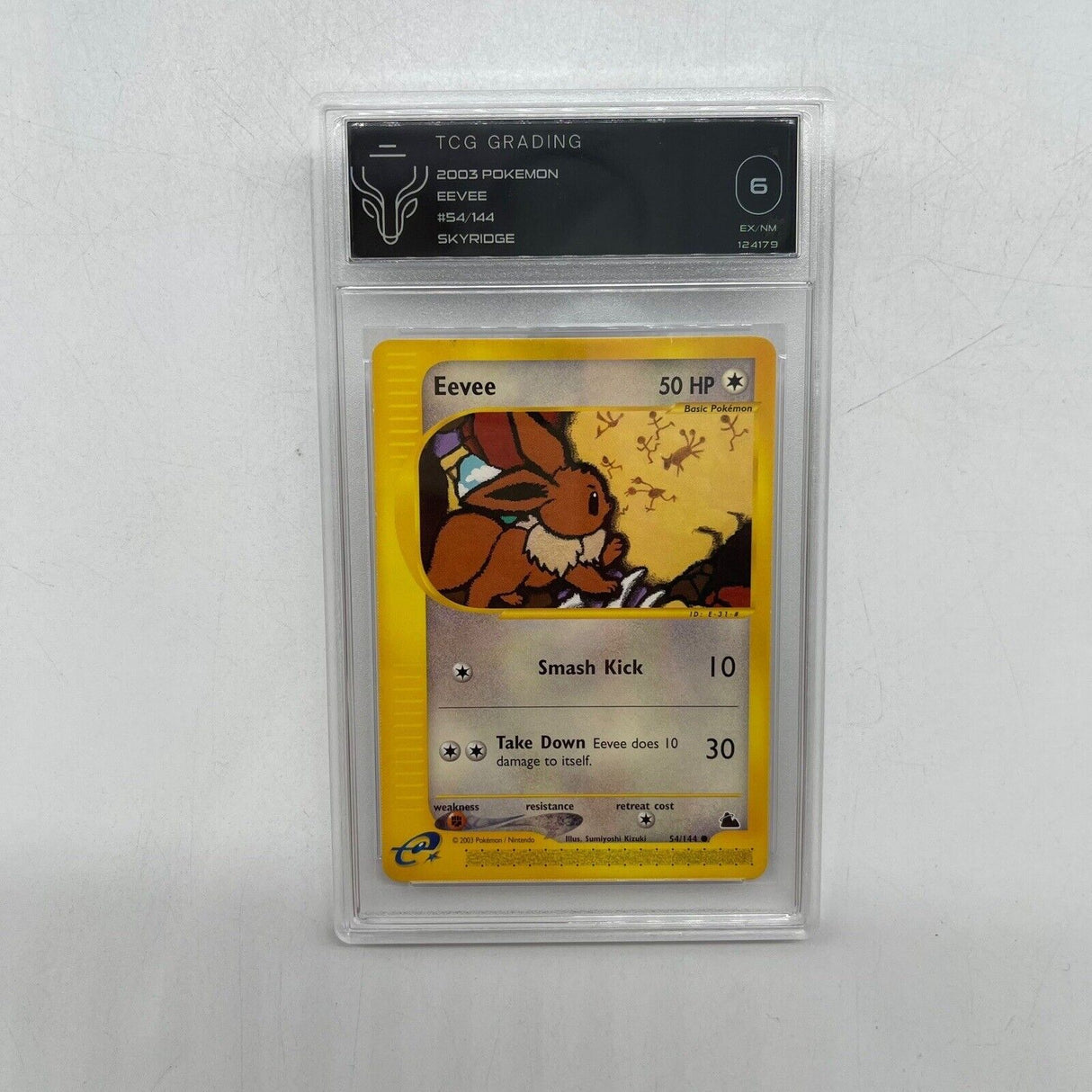 Eevee Pokemon Card 54/144 Skyridge Graded TCG 6