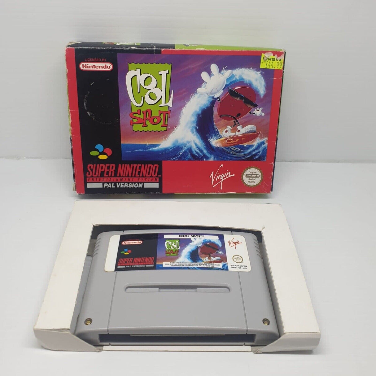 Cool Spot Super Nintendo SNES Game Boxed PAL